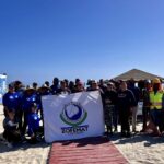 Realizan campaña de limpieza en playa de La Ribera