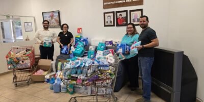 Comunidad universitaria UABCS realiza donación al asilo San Vicente de Paul