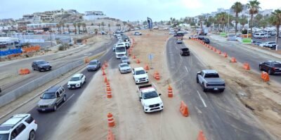 Reanudan circulación vehicular en glorieta Fonatur en Los Cabos