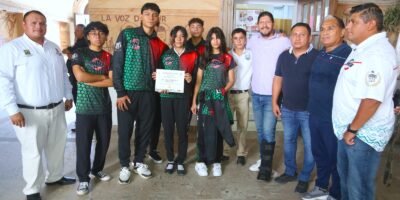 Cumple Ayto Los Cabos compromiso de apoyar a jóvenes atletas que competirán en Alemania