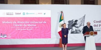 Presidenta Sheinbaum anuncia inversión de 8 mil mdp para Modelo de Atención Universal de Cáncer de Mama