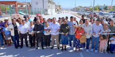 Colonia Leonardo Gastélum recibe pavimentación integral con concreto hidráulico