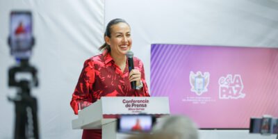 Informa Milena Quiroga acciones de limpieza tras lluvias en La Paz