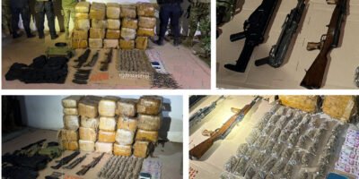 Logran aseguramiento de armas, vehículos y narcóticos en operativo en Los Cabos