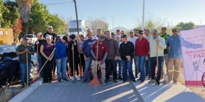 Encabeza Saúl González inauguración de andador en La Paz