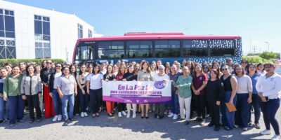 Activa Milena Quiroga campaña de seguridad para mujeres en el transporte público