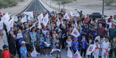Inauguran primera etapa de la pavimentación del camino de acceso al CMD «El Piojillo»