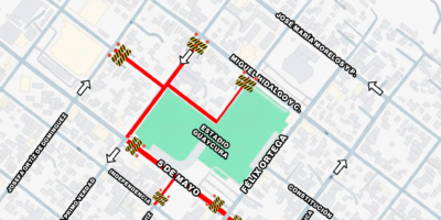 Anuncian cierres de vialidades este fin de semana en La Paz