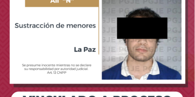 Inician proceso penal contra hombre por sustracción de sus hijos; PGJE