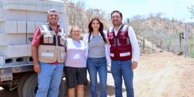 Atiende DIF Los Cabos necesidades de familia cabeña con entrega de material para vivienda