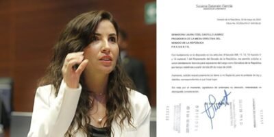 Senadora Susana Zatarain solicita licencia al Senado por tiempo indefinido