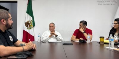 Refuerzan Protección Civil y Consulado de USA acciones preventivas en BCS