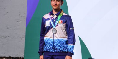 José Cruz Villarino, deportista paceño que conquistó plata y bronce en la Olimpiada Nacional