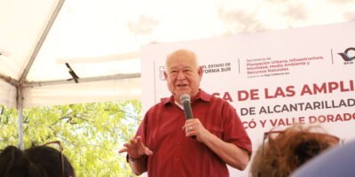 Entrega Víctor Castro infraestructura de alcantarillado sanitario en La Paz