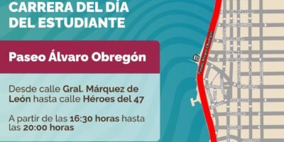 Anuncian cierres viales por carreras atléticas en el Malecón de La Paz
