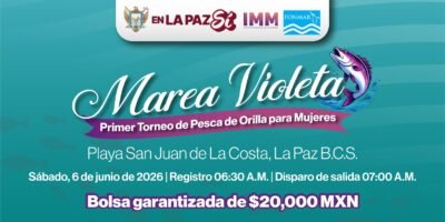 Continúan abiertas inscripciones del Torneo de Pesca para Mujeres en La Paz