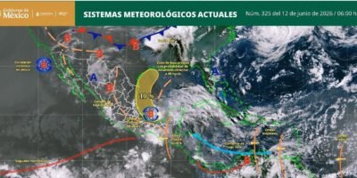 Clima hoy en BCS: ambiente cálido de 36°, cielo despejado y lluvias dispersas