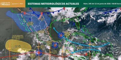 Clima Hoy: Persistirá el calor en BCS; vigilan dos sistemas con  probabilidad de desarrollo ciclónico