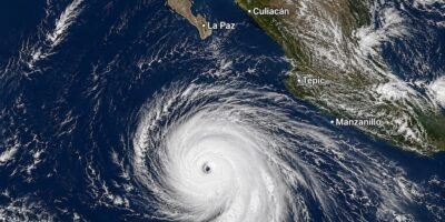 Huracán Genevieve se mantiene a 835 km de Cabo San Lucas; no prevén impacto directo en BCS