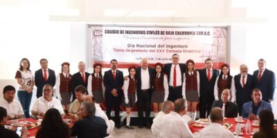 Reconoce Víctor Castro aportación de los ingenieros civiles al crecimiento de BCS