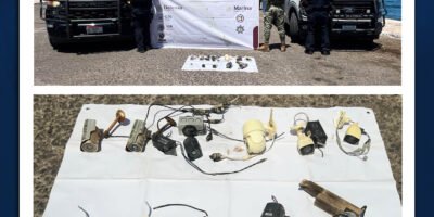 Se aseguran 11 cámaras de videovigilancia ilegaes durante operativo en Santa Rosalía