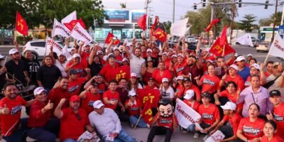 Con gran entusiasmo y alegría, La Paz respalda a Christian Agúndez