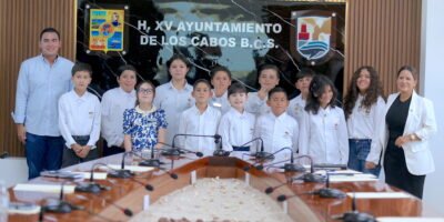 Rezalizan primera sesión del Cabildo Infantil en Los Cabos