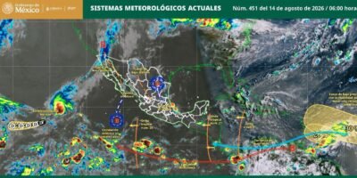 Lluvias eléctricas y temperaturas de hasta 40°C marcarán el clima en Baja California Sur