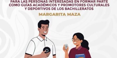 ¿Eres universitario? Puedes recibir hasta 15 mil pesos mensuales como guía del Bachillerato Margarita Maza