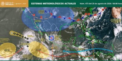 Calor de 41°C y lluvias con actividad eléctrica para este martes en Baja California Sur