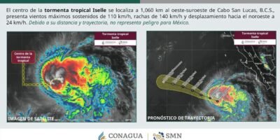 Iselle se aleja de BCS y podría absorber a la tormenta tropical Julio