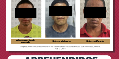 Tres hombres son detenidos por allanamiento y robos en distintos puntos de BCS