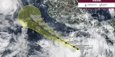 Tras “Polo”, tormenta tropical Rachel avanza frente a las costas mexicanas
