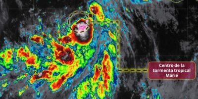 Se forma la tormenta tropical Marie; podría alcanzar categoría de huracán cerca de BCS