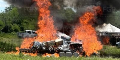 Destruyen en Sinaloa más de 900 kilos de narcóticos asegurados por la FGR