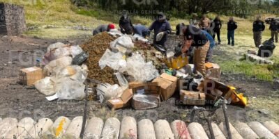 Cocaína, metanfetamina y marihuana: FGR destruye 565 kilos de droga
