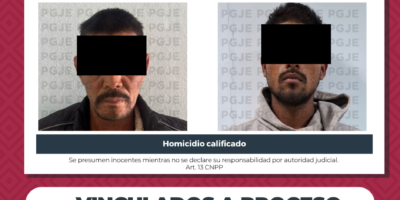 Detenidos dos hombres presuntos responsables un homicidio en Ciudad Insurgentes