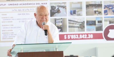 Beneficia Víctor Castro a la Universidad Tecnológica de La Paz con más de 5 mdp