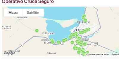 App La Paz permite consultar en tiempo real el nivel de agua en arroyos y vados