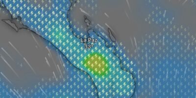 Continuarán lluvias fuertes y actividad eléctrica este jueves en Baja California Sur