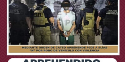 Detienen a hombre relacionado con robos de vehículos en La Paz y Comondú