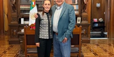 Acuerdan Víctor Castro y Claudia Sheinbaum impulsar proyectos prioritarios para Baja California Sur