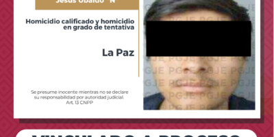 Detienen a hombre presunto responsable del homicidio de comandante en La Paz