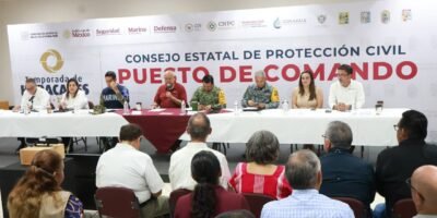 Sesiona Consejo Estatal de Protección Civil; refuerza BCS coordinación ante huracán Simon