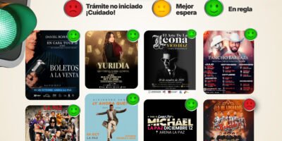 ¿Qué conciertos tienen permisos en La Paz? Así quedó el semáforo de eventos